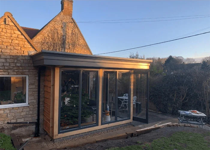 Oak structures to new roof